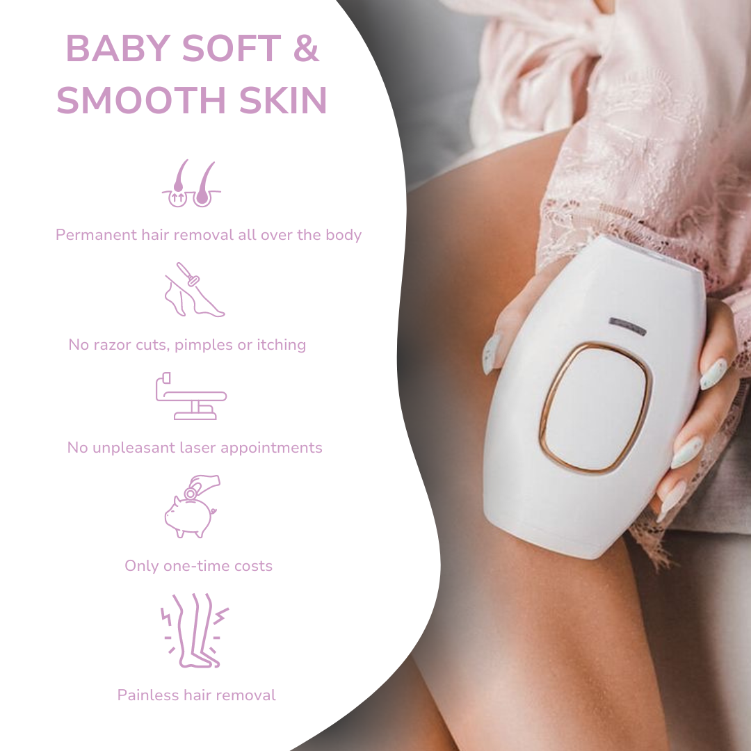 CelinCare™ LumiSilk I Effortless Luxury Hair Removal at Home