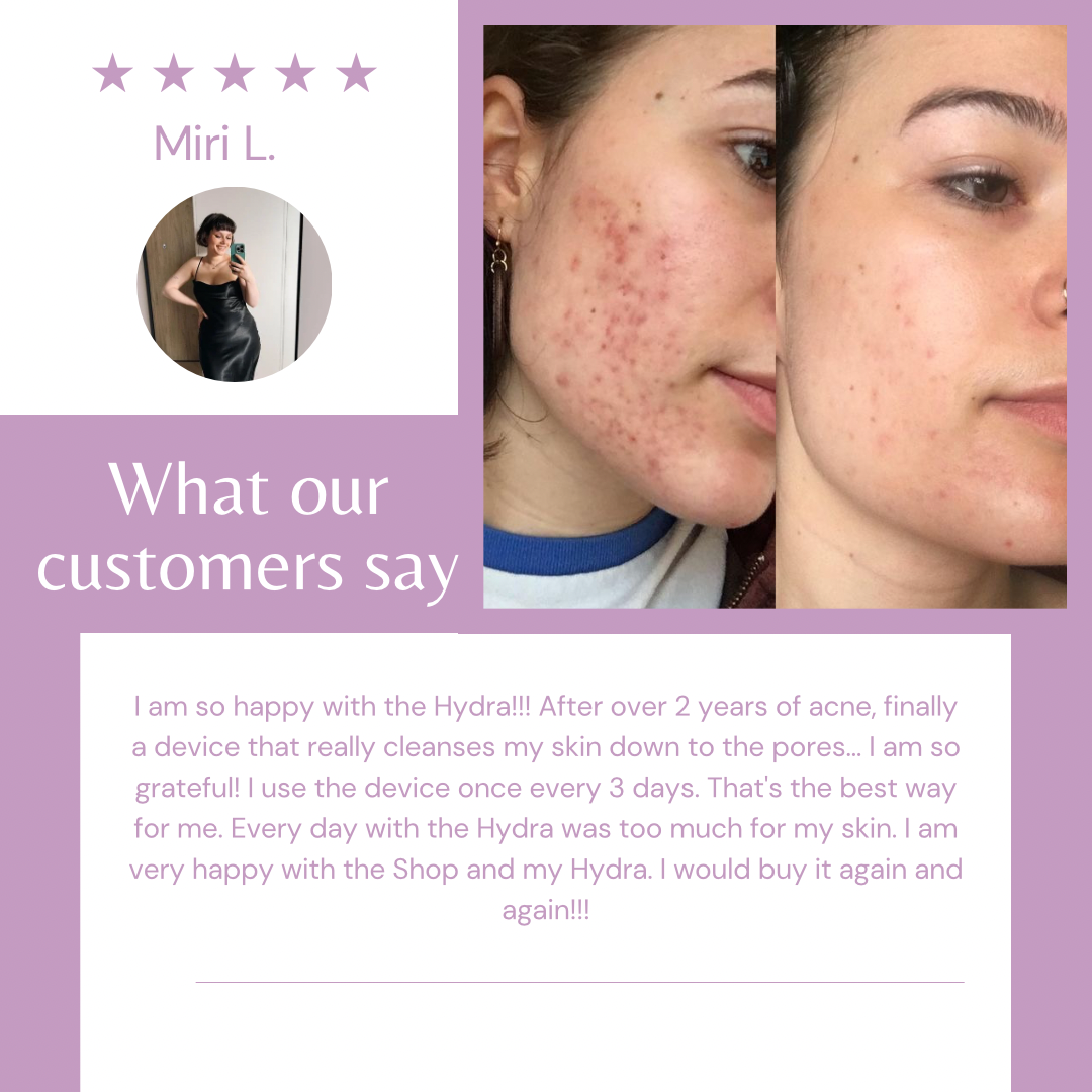 HydraGlow™ I Deep cleansing for pore-deep clean skin!